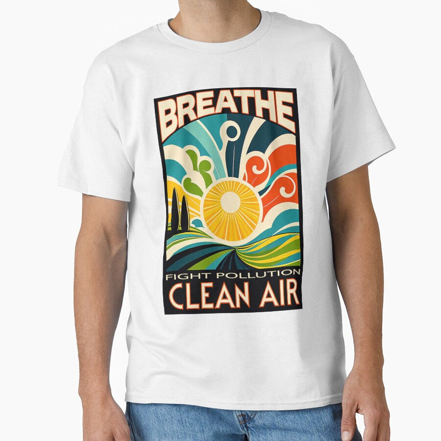 Fight Pollution Breathe Clean Air by SportsT-Shirts
