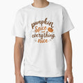 Pumpkin Spice and Everything Nice – Cozy Autumn Text Design by Pixel--Threads