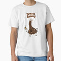Brewed to Be Spooky Pumpkin Coffee Halloween Design by FaliushART