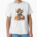 Autumn Highland Cow with Pumpkin & Football – It’s Fall Y’all by NotasCreativa