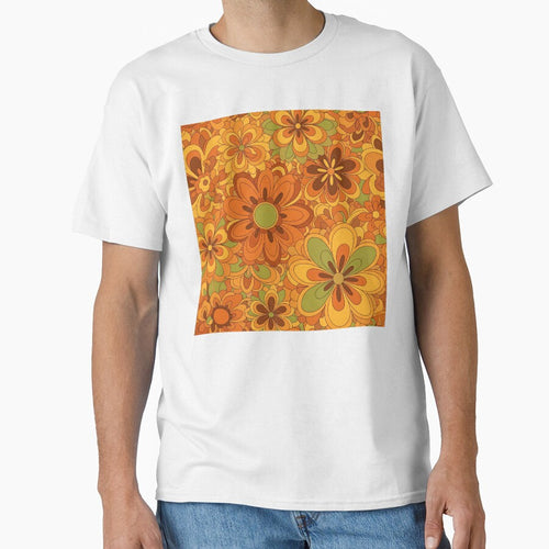 '70s Sunset Floral Seamless Pattern by StickyGuys