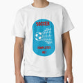 Soccer Completes Me / Football Design on a Red White & Blue Background by ThisNThatImages