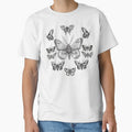 Black And White Moth Design by Amandajoy333