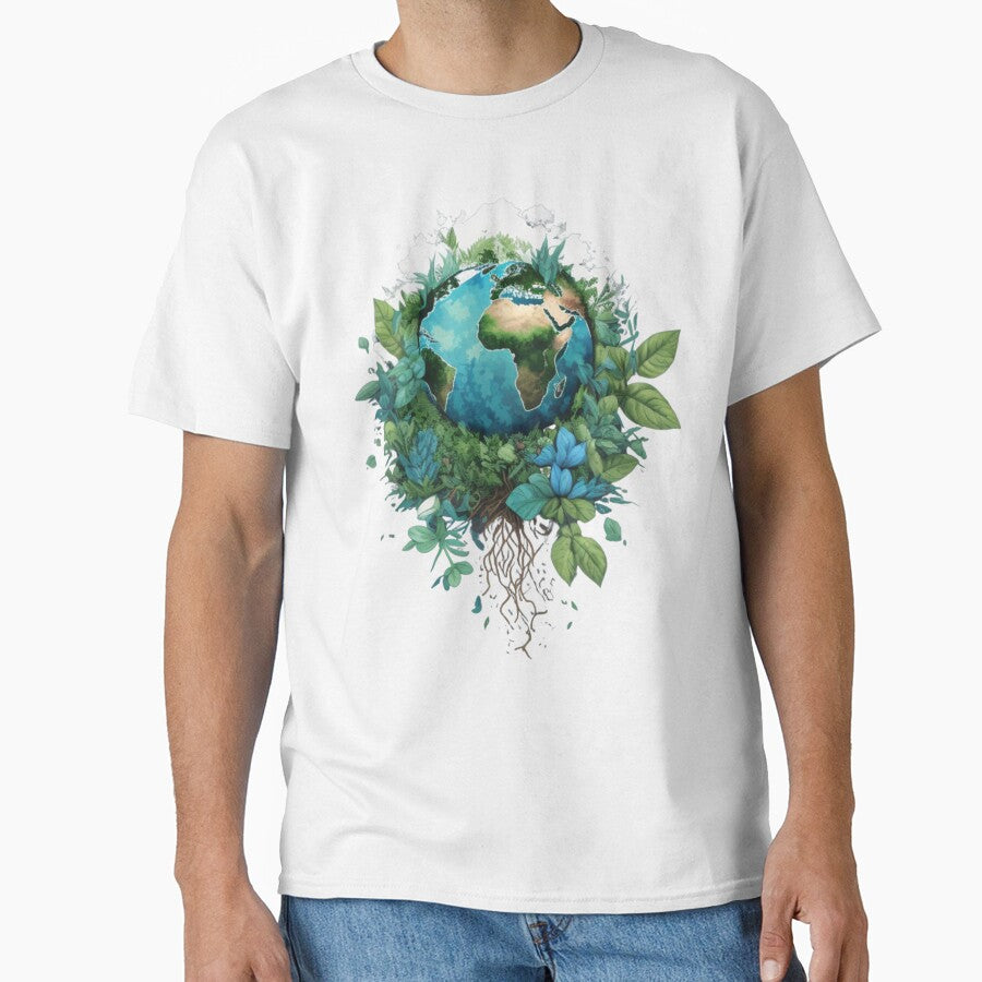 Nature-Inspired Earth Day - Earth Day Inspired Minimalist Design by AniMangArt
