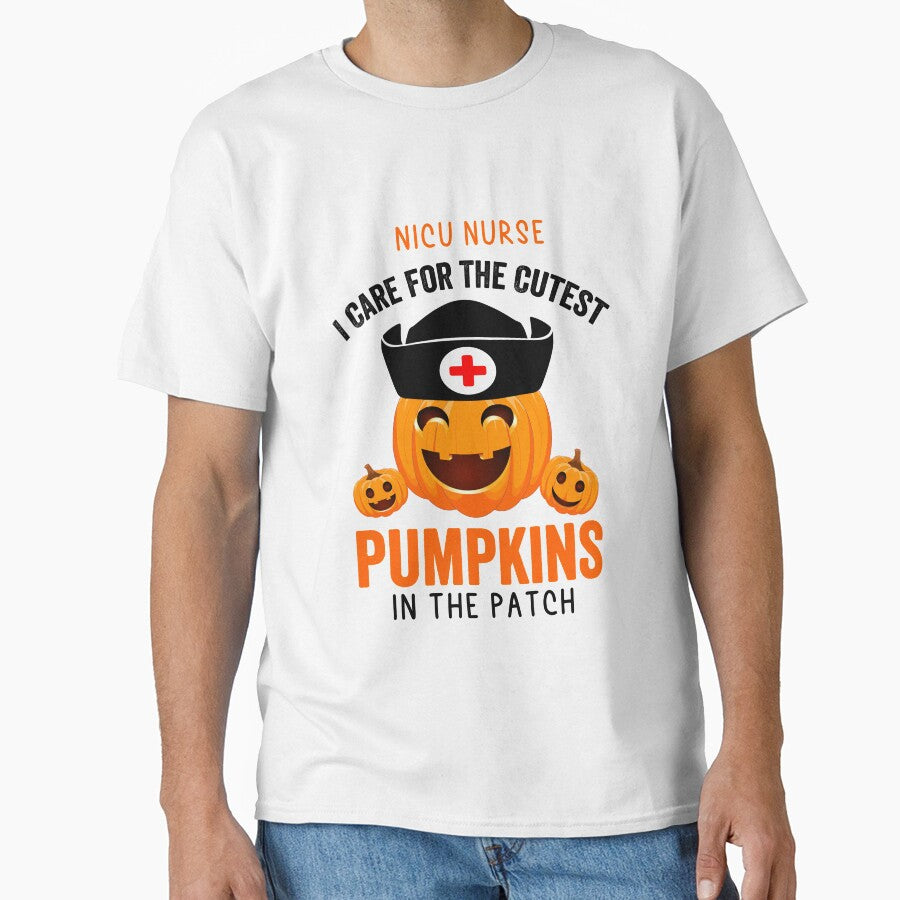 Nicu Nurse i care for The  Cutest Pumpkins In The Patch- nurse gifts for women- funny halloween nurse by NiceSpot