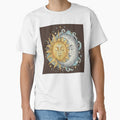 Celestial Harmony: Boho Sun and Moon by Pixel-an-Ink