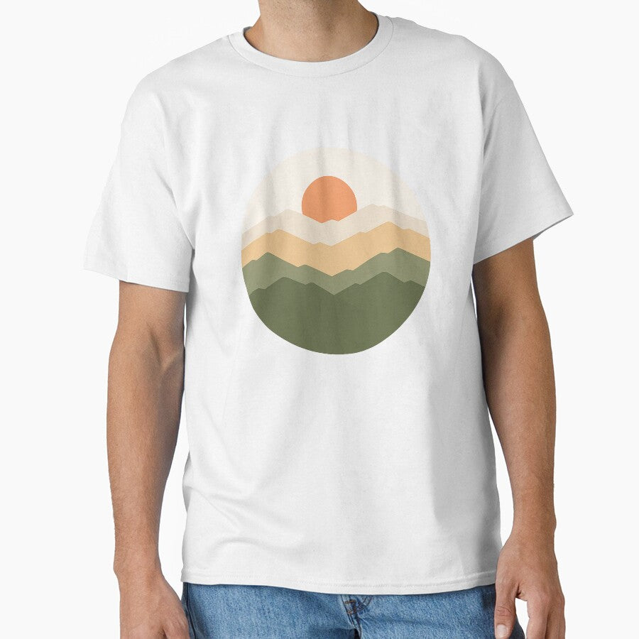 Mountain Sunrise Hiking Badge by Fernova