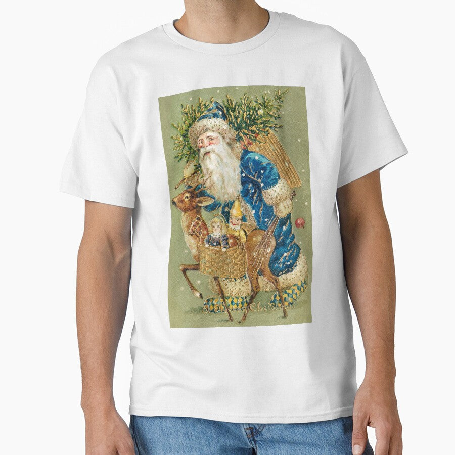 A Merry Christmas from (ca. 1900s) Vintage Santa, Retro antique xmas. by IMPHives