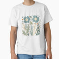 Modern Folk Art Floral Scandinavian Mid Century Botanical by PACS0011
