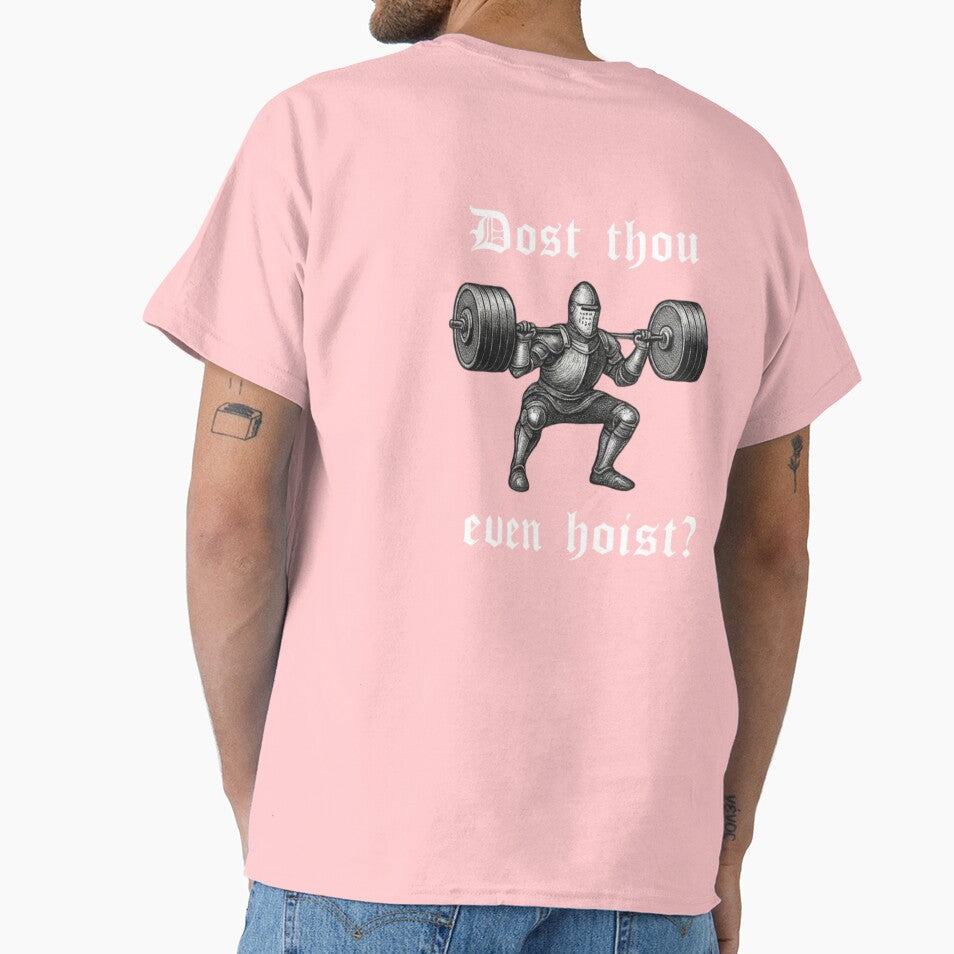 Dost Thou Even Hoist – Medieval Gym Knight Funny Workout Meme by Inkvado