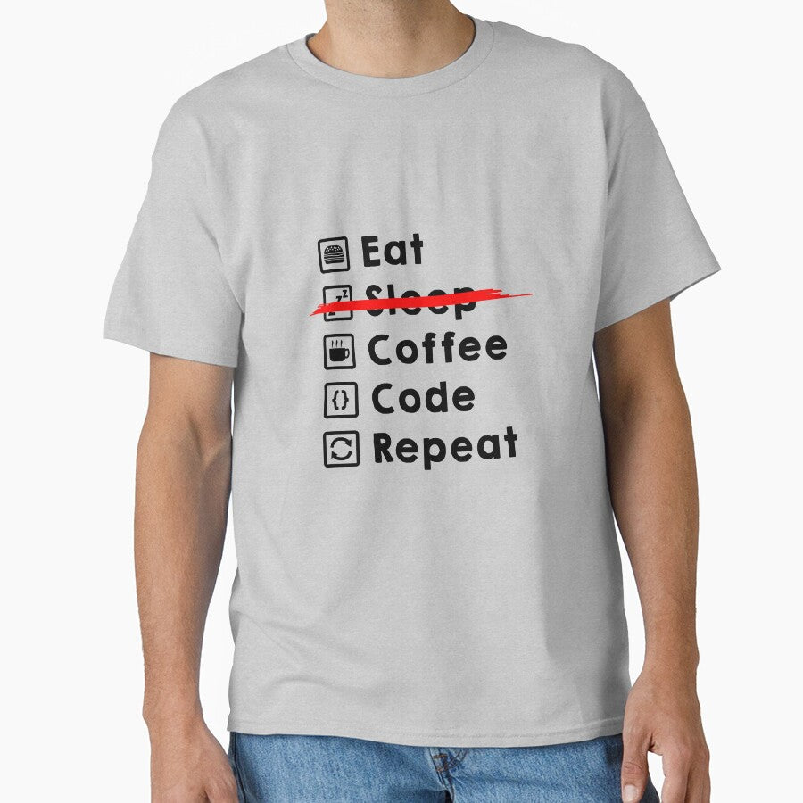 Eat Coffee Code Repeat by Caldofran