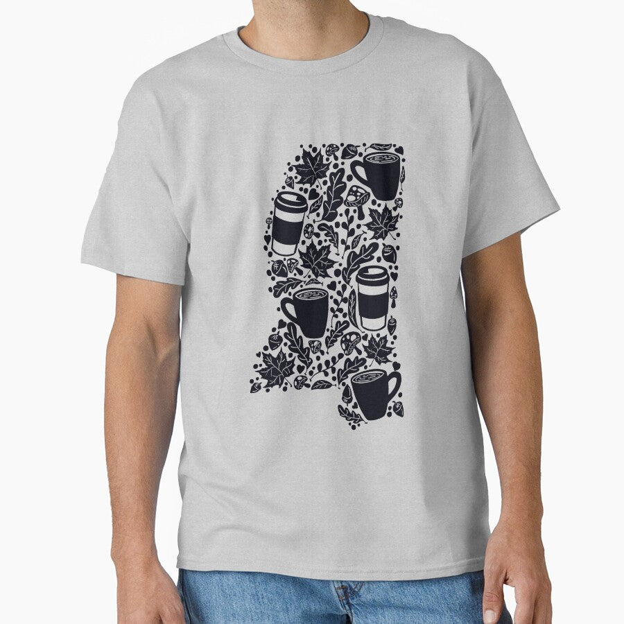 Autumn Season Mississippi Black silhouette by missmann