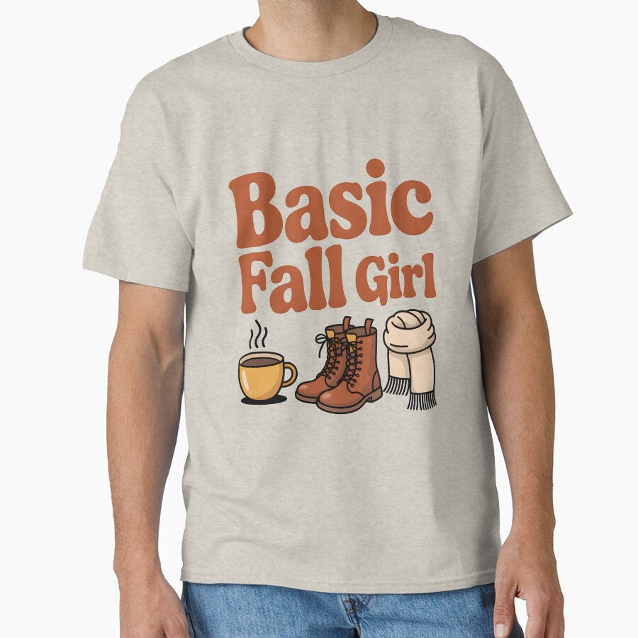 Basic Fall Girl - Fun Seasonal Aesthetic Design by Jollys-ArtShop