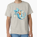 Cute Blue Baby Dragon with Cozy Autumn Cider by Hatchling Hollow