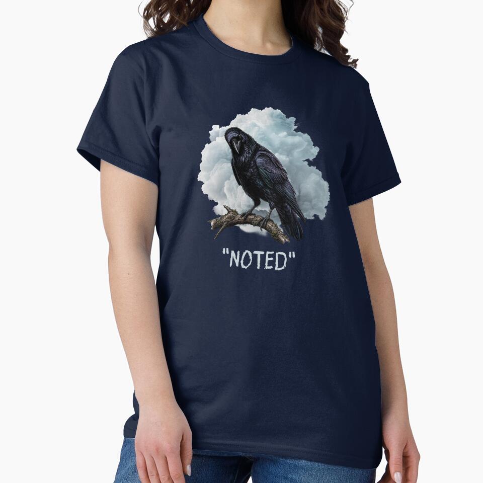 Funny Sarcastic Crow Gothic Nature Design by bloom&trowel