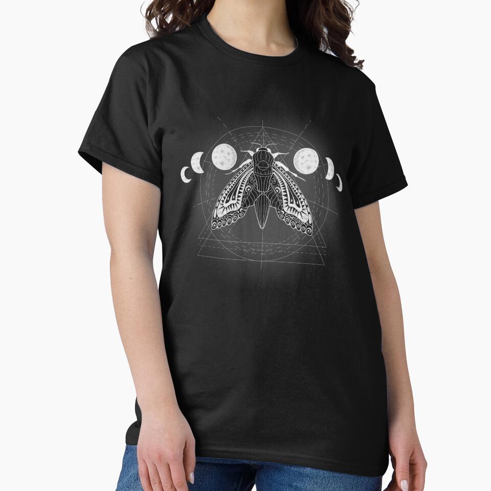Motte Moon Phases Geometric Vintage by AOCreativeProd