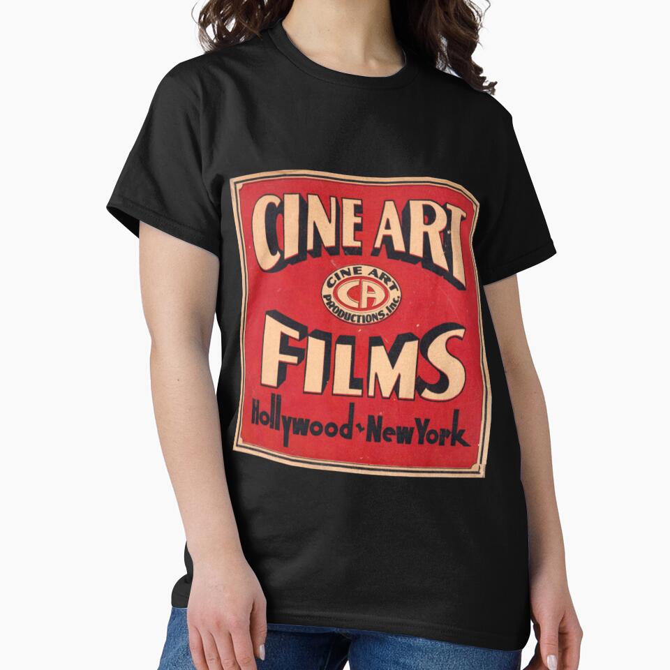 Retro Cinema Films Hollywood New York Distressed Label by BrielleKreiger