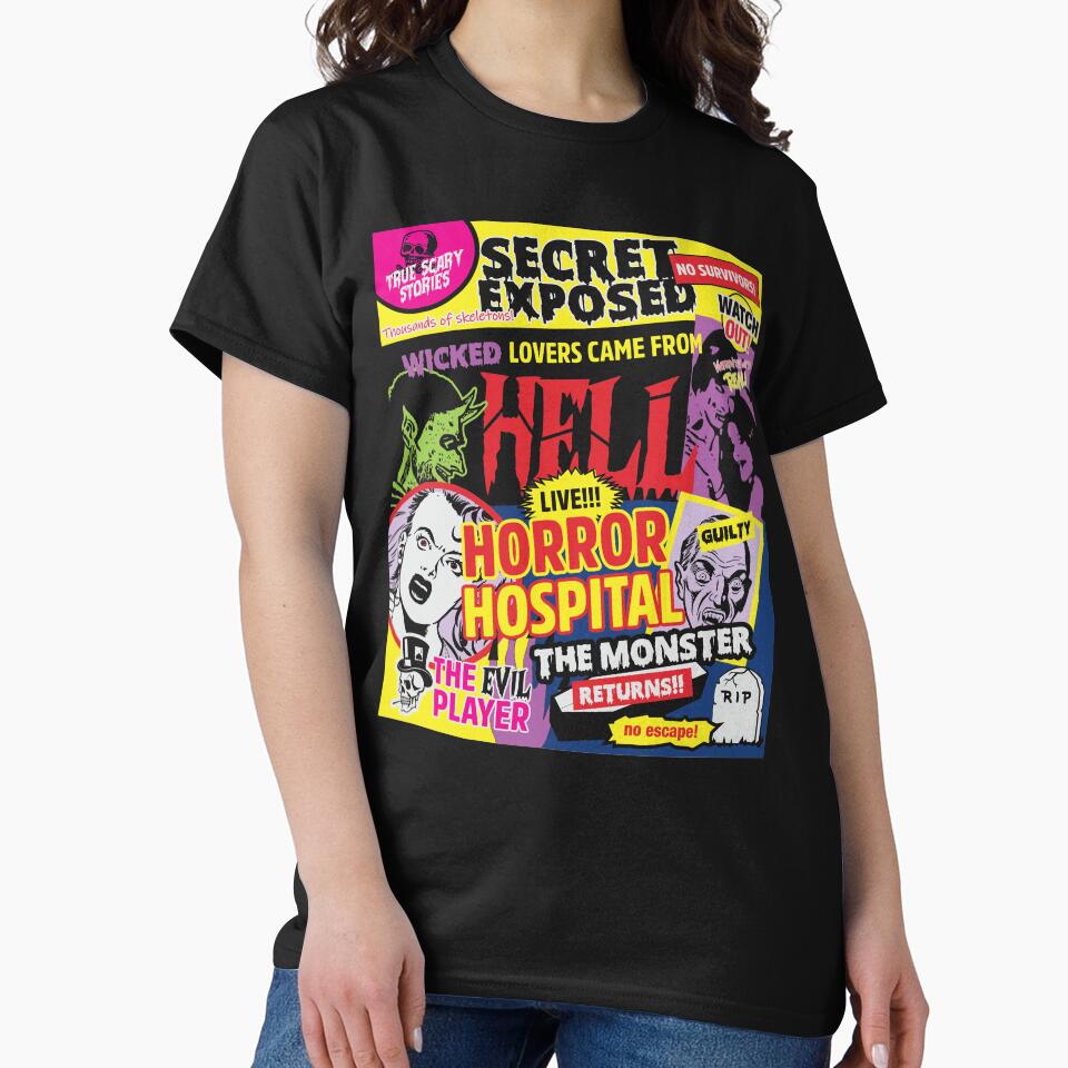 Halloween Poster Retro Comics Style by jazzworldquest