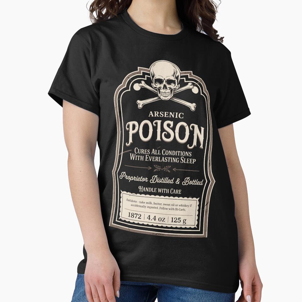 Vintage Victorian Poison Apothecary Arsenic Label by Angry Swan Designs