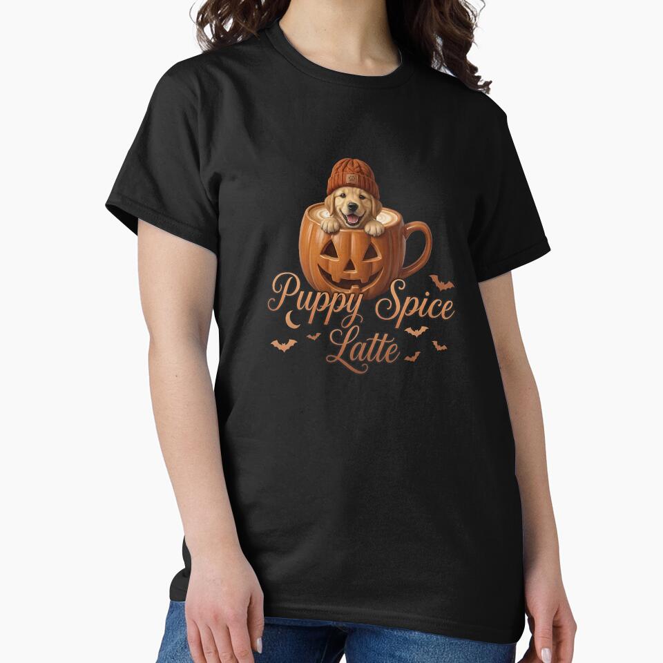 Puppy Spice Latte - Cute Halloween Dog Pumpkin Mug by Pfotenfaden