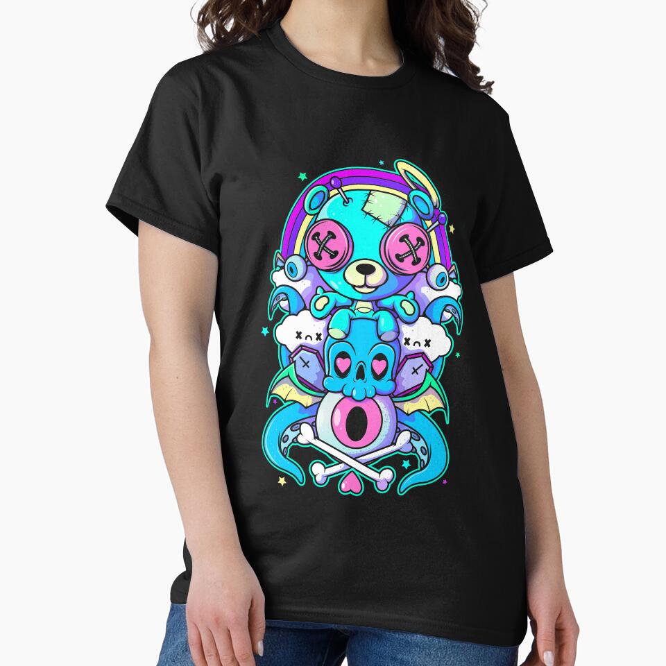 Pastel Goth Kawaii Clothes Aesthetic Japanese Teddy Bear CC by swiftyspade