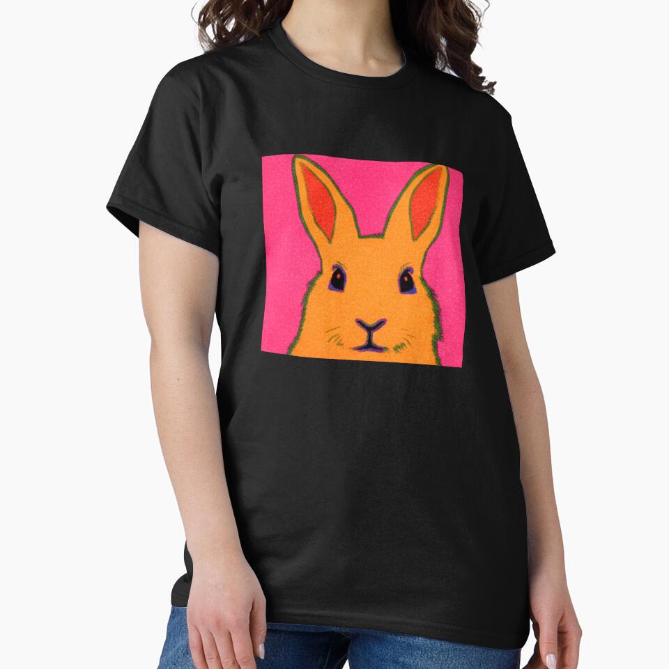 Retro Pop Art Bunny Easter Rabbit by PhokaPhokich