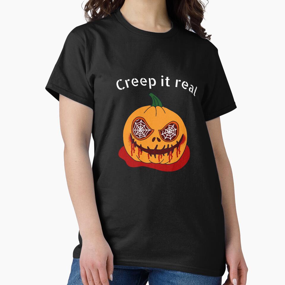 Retro Halloween Creep It Real Graphic by Fashionunic7