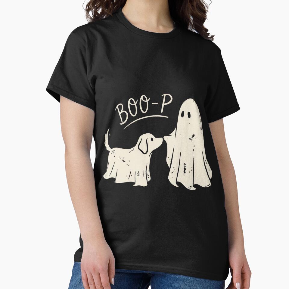 Boo P Funny Ghost Dog Halloween Animal Lover by jerrimisty889