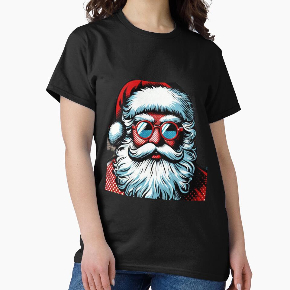 Christmas Vintage Funny Santa Claus with glasses,Santa Claus,funny christmas ,Christmas by Expressions-Sel