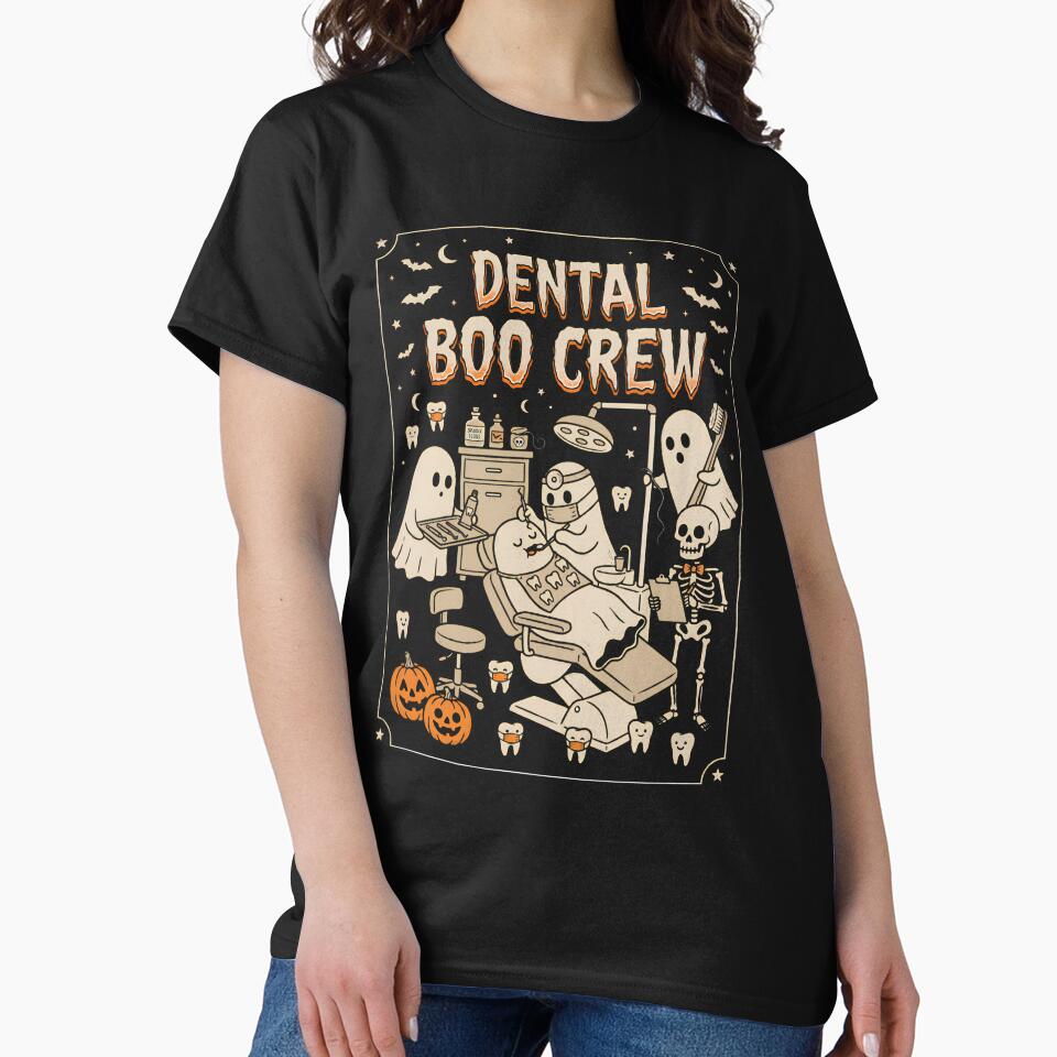 Halloween Dental Boo Crew Dentist Costume Ghost Dental Squad by w66aboo