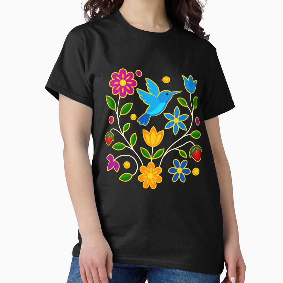 Anishinaabe Floral With Ojibwe Flowers and Strawberries by YalenArt