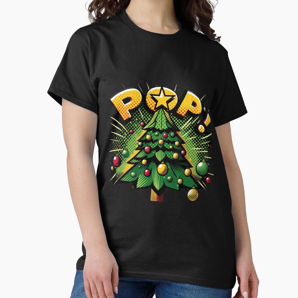 Christmas Vintage Funny POP christmas tree,christmas tree,funny christmas ,Christmas by Expressions-Sel