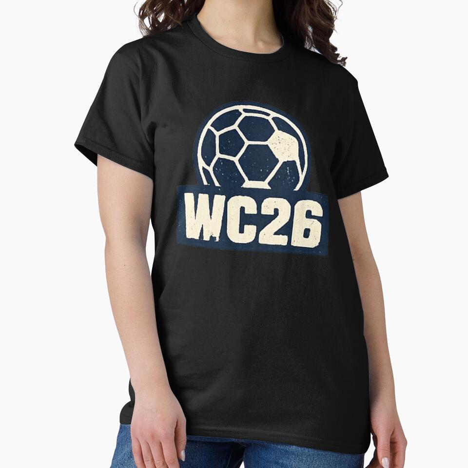 WC26 Retro Soccer Ball Vintage Football Fan Design by NeO² Studio