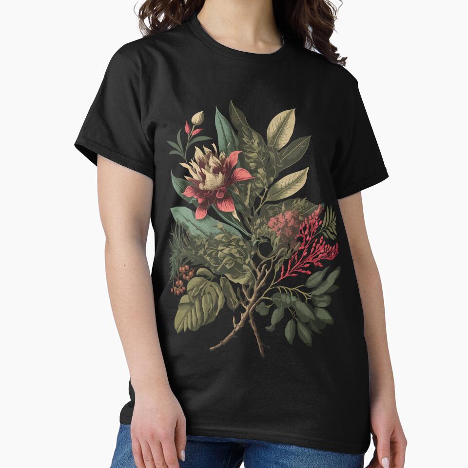 Dark Academia Luxury Botanical by Enyr