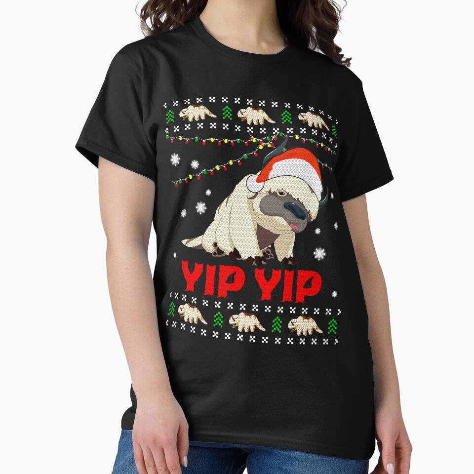 Appa Sky Bison yip yip Ugly Christmas Sweater Gifts For Men and Women, Gift Christmas Day by RadialTee