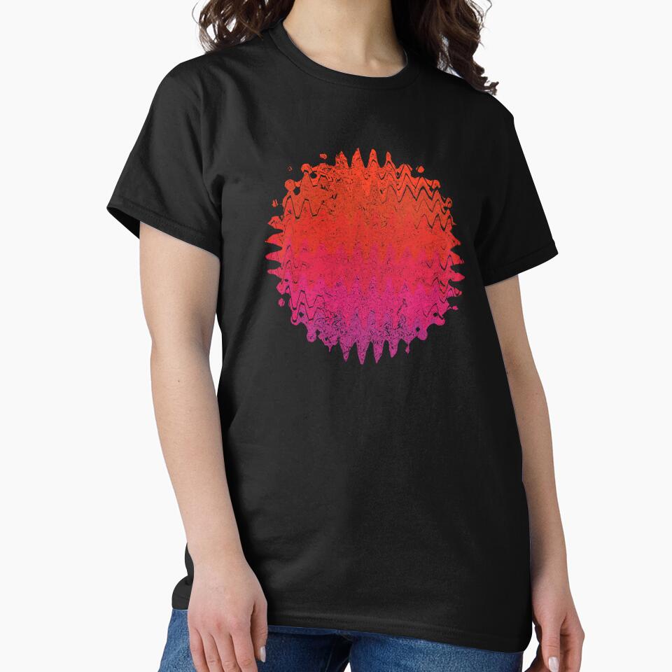 Abstract Retro Sunset Nostalgic Classic Kitsch Sun Fun Splotch Art 4 of 4 by Beachy