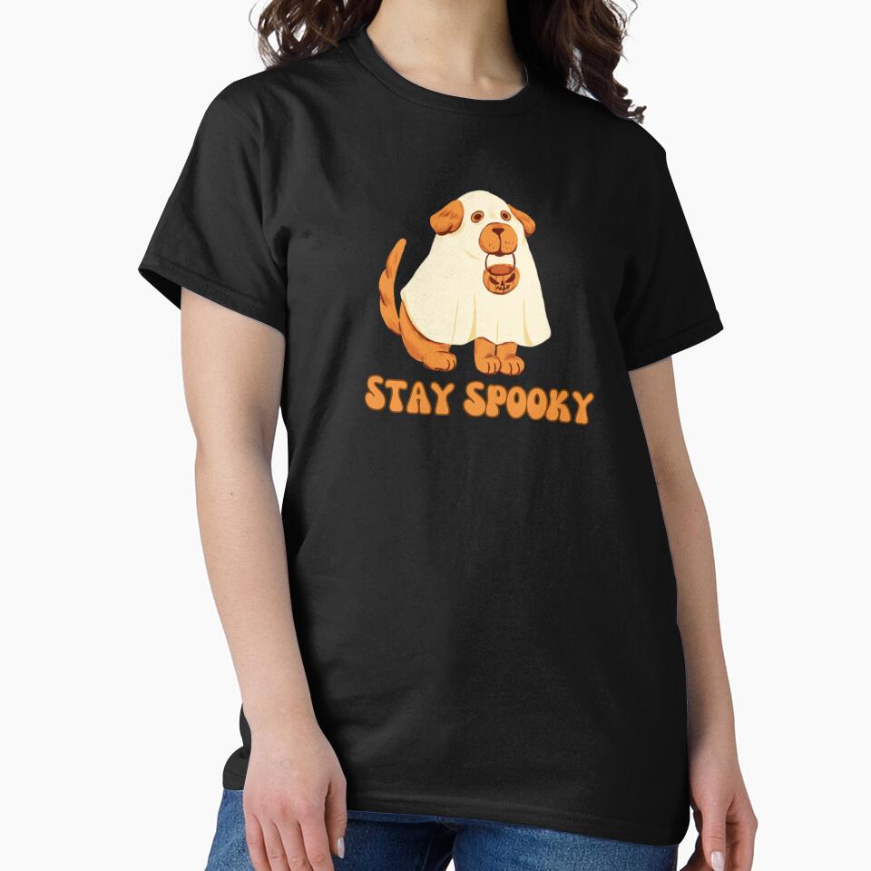 Stay Spooky | Halloween | Spooky | Ghost | Retro Halloween | Halloween Costume | Dog by ShoniwDesigns