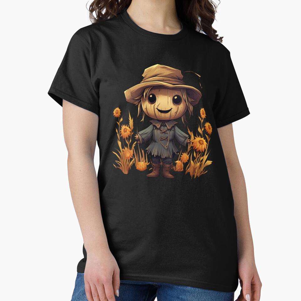 Fields of Charm: Cute Scarecrow in Hat and Boots by minjagoods