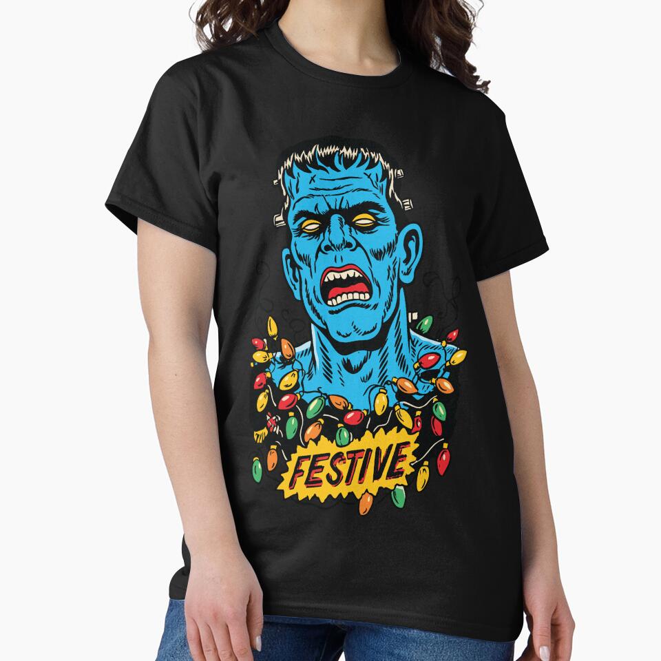 Festive Frankenstein by elpizzaloco