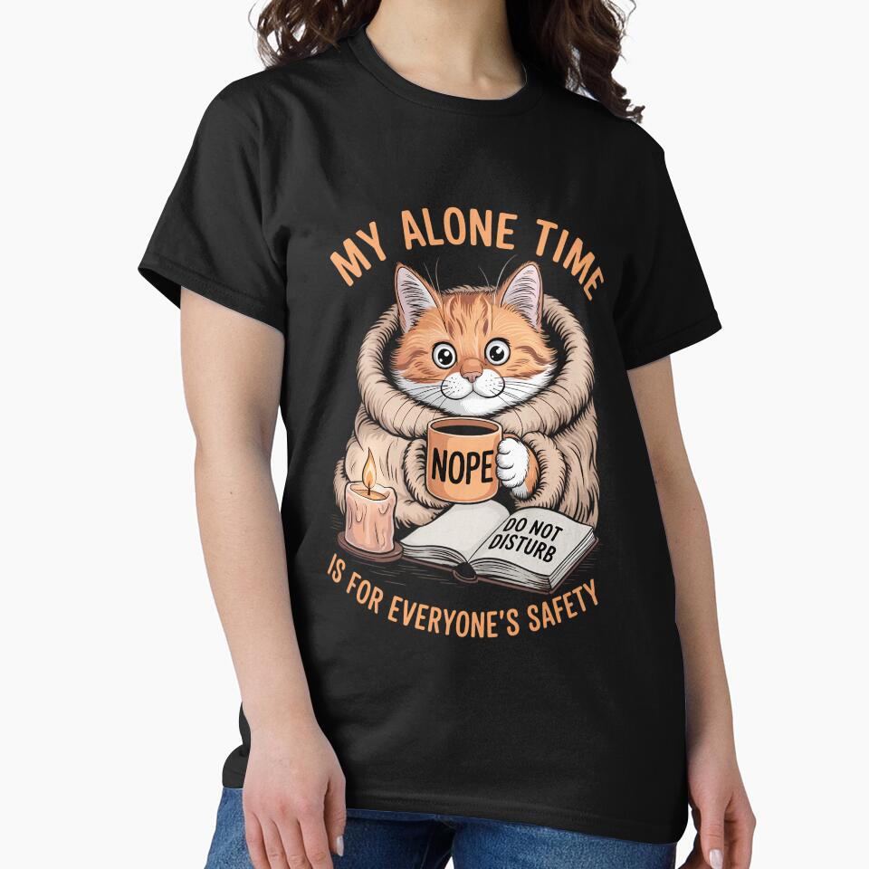 Funny Cat Introvert Sarcastic by TikCore