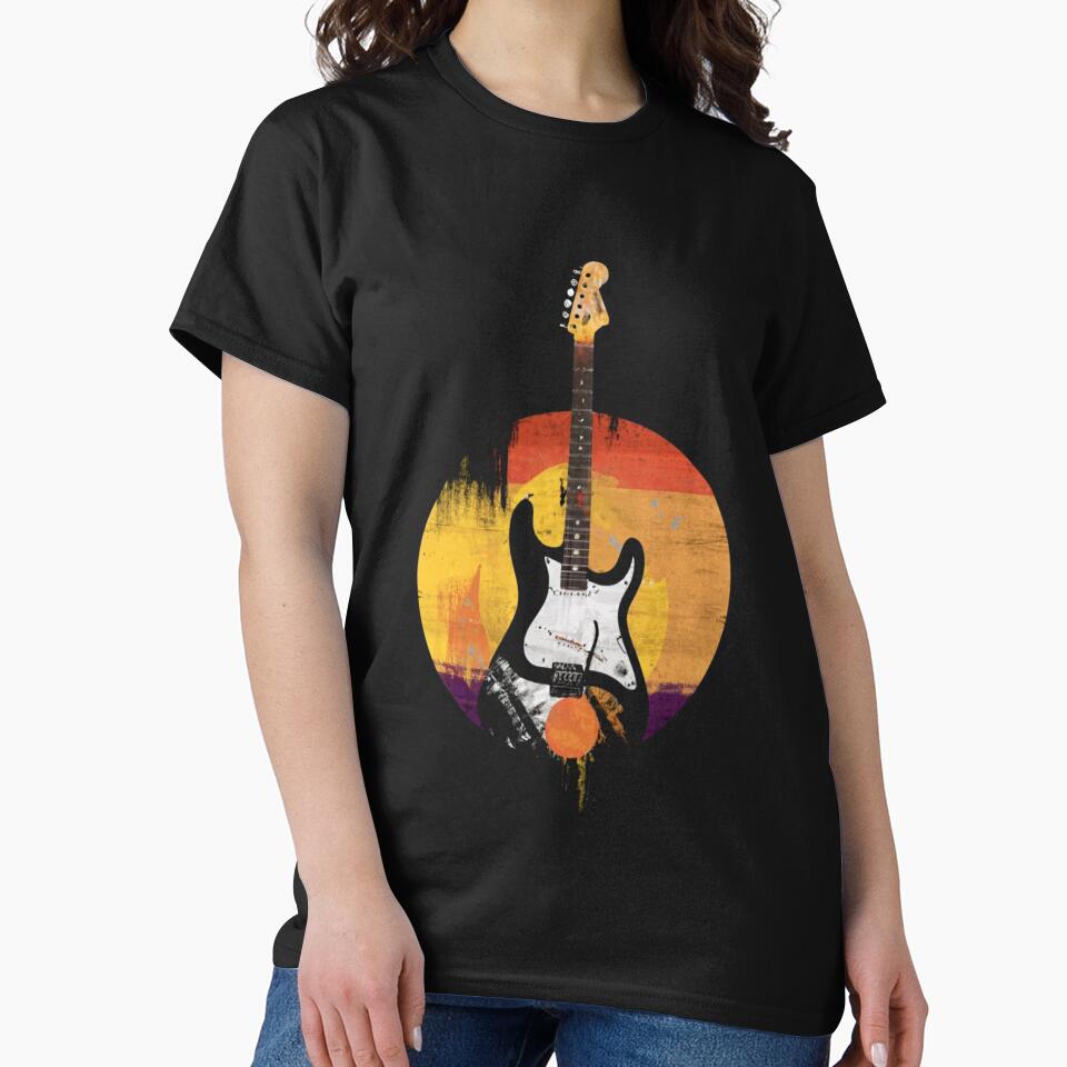 Electric Guitar and Sunset by Sketch-Shack