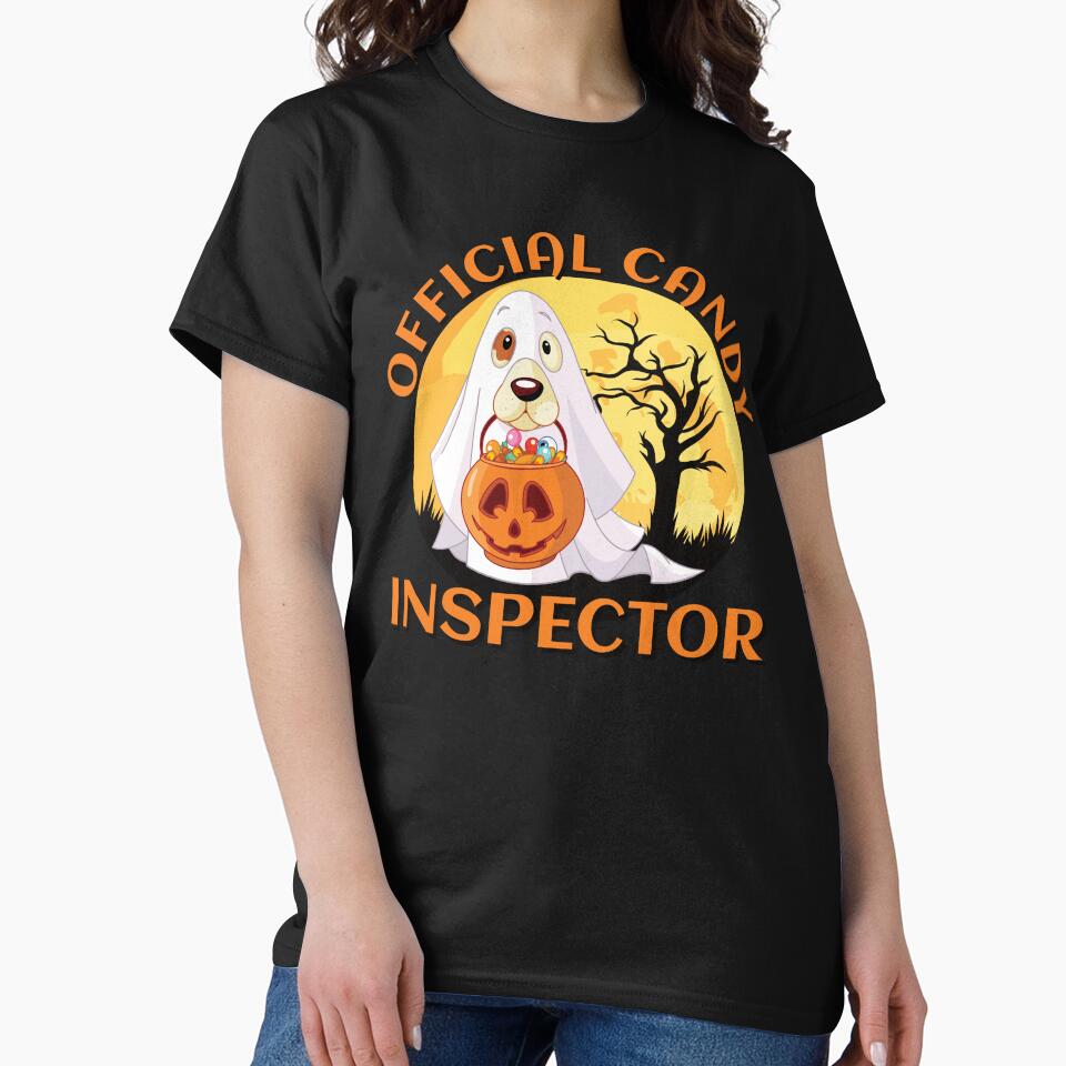 Official Candy Inspector - Funny Puppy Halloween by DebbisPalette