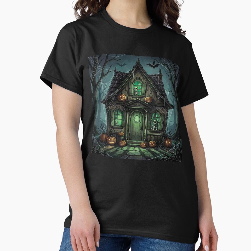 A spooky house of skeletons. by MagelliShop
