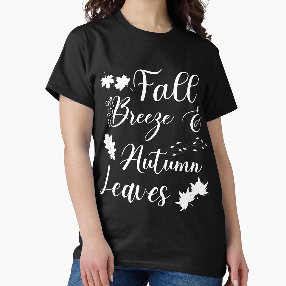 Fall Breeze Autumn Leaves by Equitees
