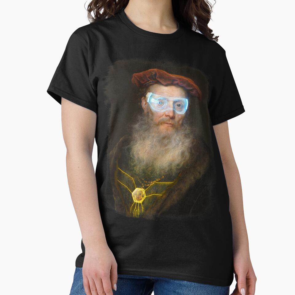 The Guard with Protection Amulet | Metaverse goggles | Pendant Necklace Talisman | Dark Academia | Gift Idea for Gamers, Sci fi and Fantasy Lovers by Any Color Designs