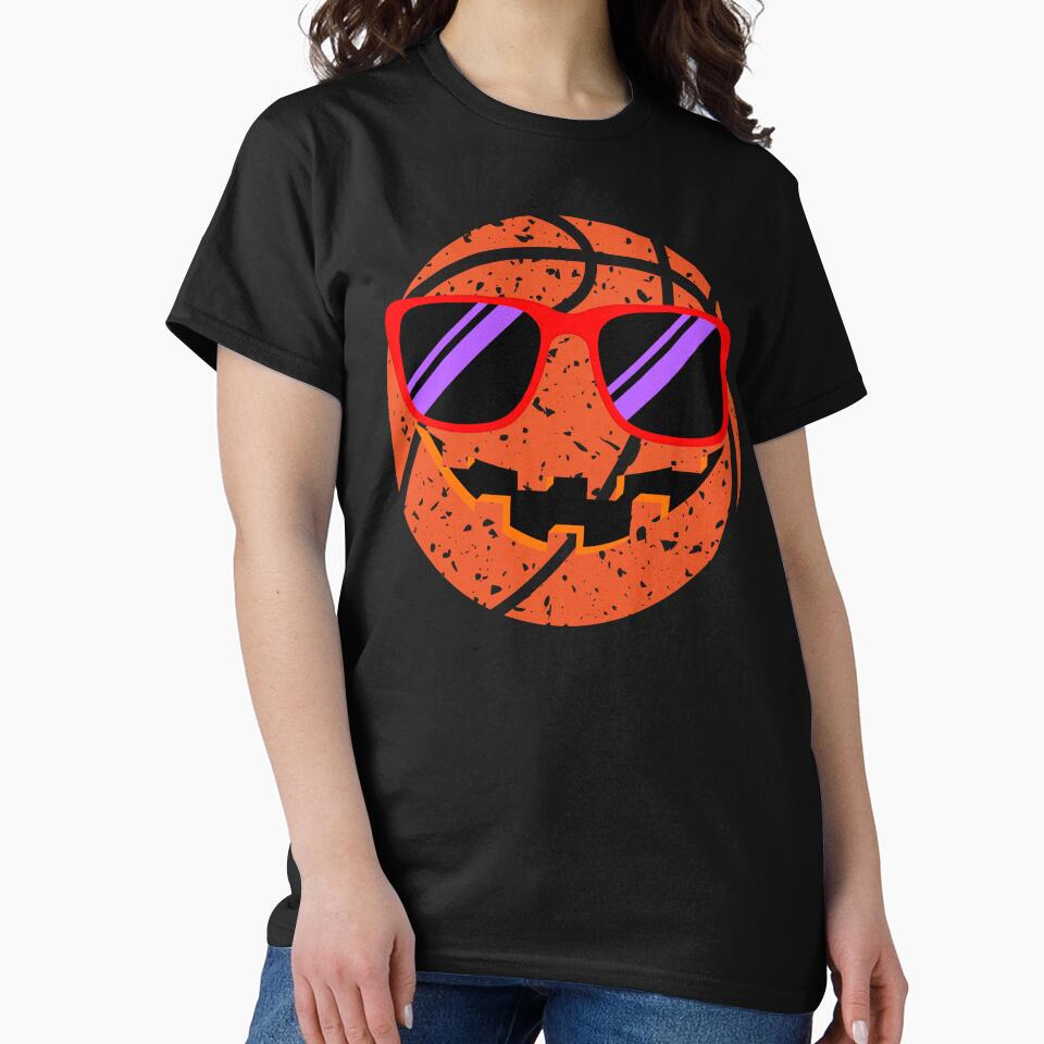 Funny Boys Sunglasses Halloween Jack O Lantern Basketball Team Costume by LittleZea