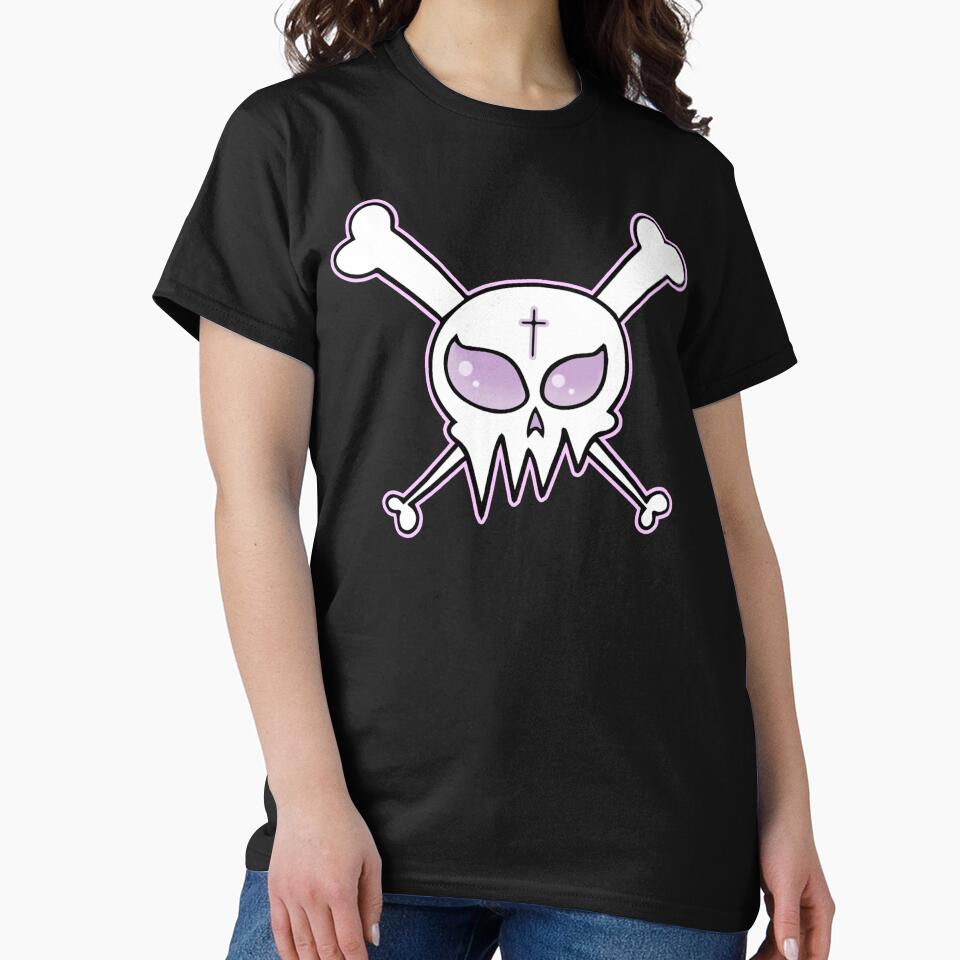 Pastel Goth Skull Pattern by Samantha Little