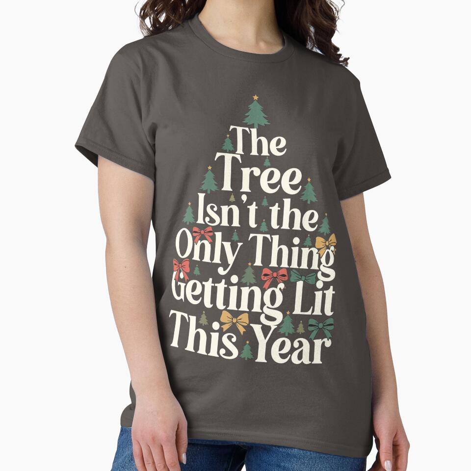 The Tree Isn't the Only Thing Getting Lit This Year by VibeCanvasCo