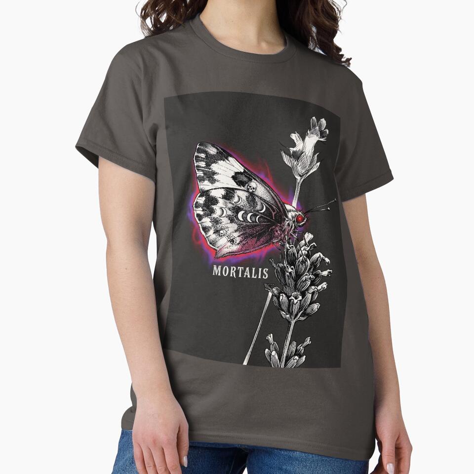 Gothic Mortalis Butterfly Esoteric Engraving by Fairytale_Flowers