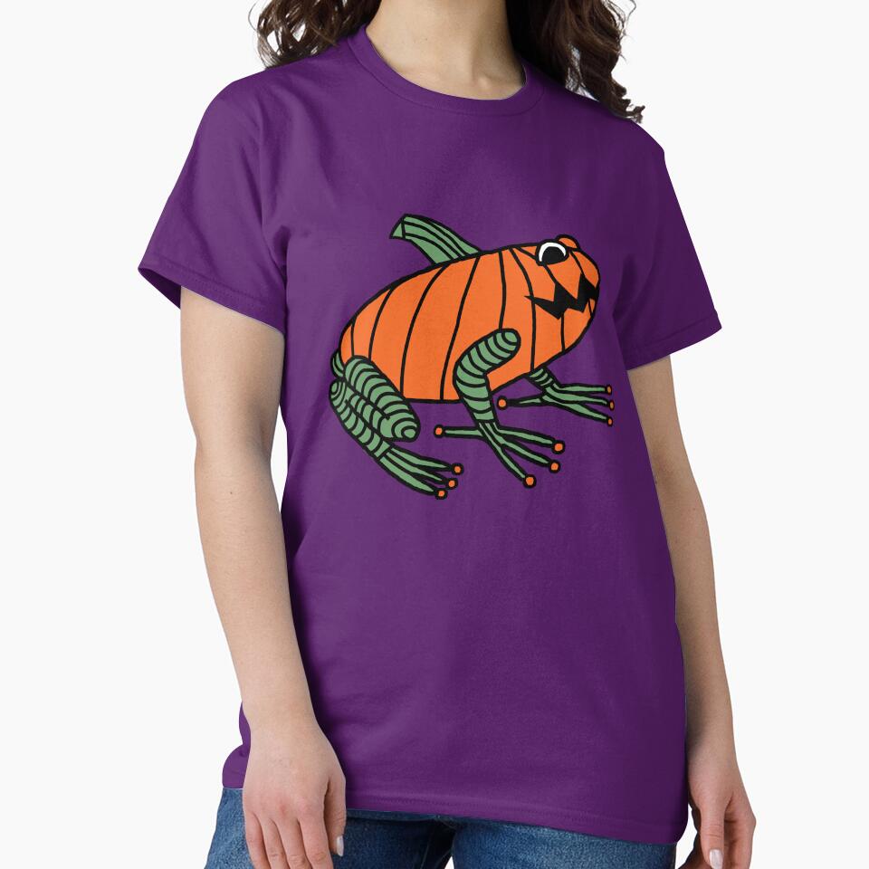 Halloween Horror Pumpkin Frog by ellenhenry